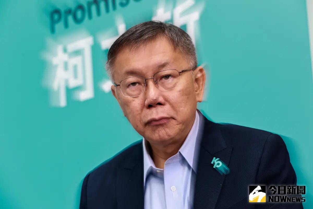 ▲民眾黨前主席柯文哲競選總統期間，就提出「將核能作為中繼選項」的主張。（圖／記者葉政勳攝）