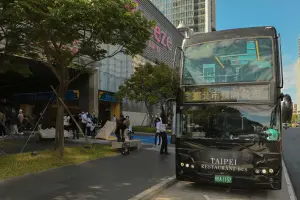 ▲「英倫雙層餐車饗宴」活動合作臺北市雙層餐車，是全台唯一可體驗車上用餐的創新服務，擁有全景玻璃天窗。（圖／品牌提供）