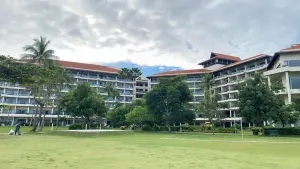 ▲沙巴亞庇5星級香格里拉丹绒亞路酒店,平日旅客仍爆滿。(圖/記者徐銘穗攝) ▲沙巴亞庇5星級香格里拉丹绒亞路酒店,平日旅客仍爆滿。(圖/記者徐銘穗攝)