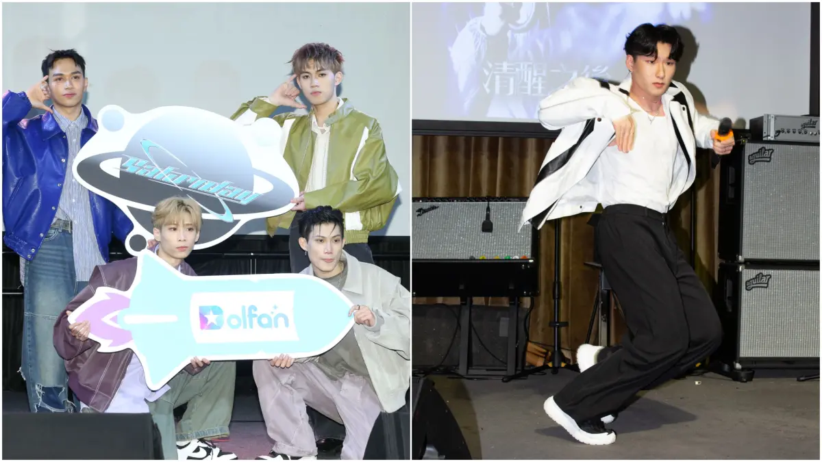 ▲范范（右圖）與Saturnday都是選秀節目《原子少年》出道，近來范范被爆戀情、哈菸，Saturnday受訪時緊急撇清。（圖／記者吳翊緁攝、范特希工作室提供）