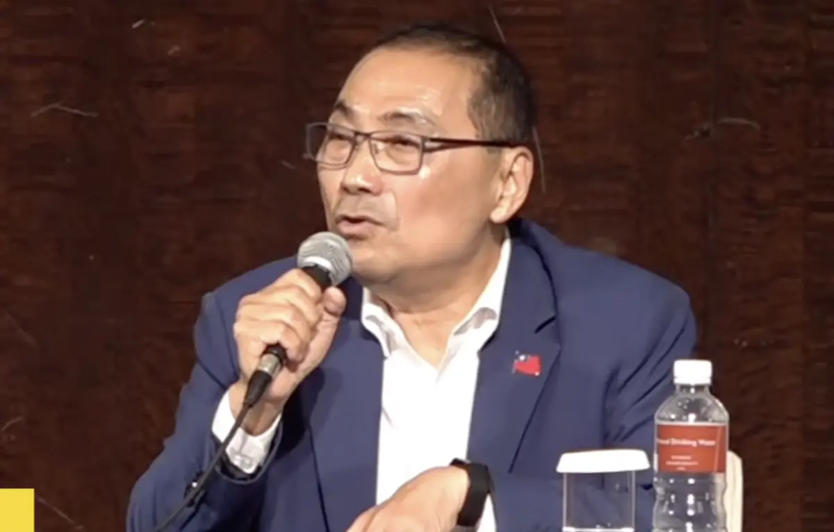 ▲藍白會談破局，國民黨總統參選人侯友宜今（23）日表示，15日與民眾黨總統參選人柯文哲在前總統馬英九見證下的6點共識，是白紙黑字，柯文哲也簽了，作為國家領導人誠信很重要，簽了就要負責任，對簽下的內容要負起責任。（圖／翻攝NOWnews直播）