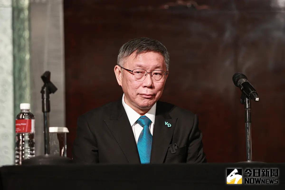 ▲柯文哲昨與國民黨協商破局，今決定率副手登記參選。（圖／記者葉政勳攝 , 2023.11.23）