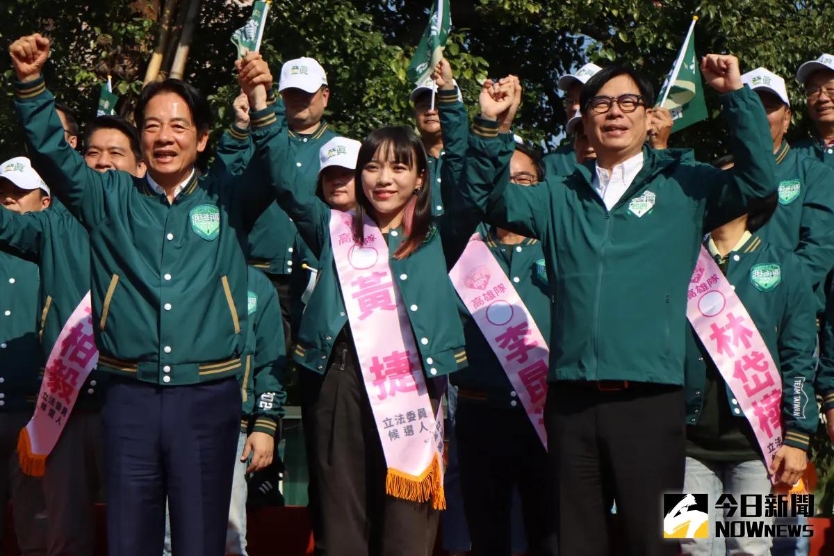 ▲民進黨總統參選人、副總統賴清德力挺黃捷。（圖／記者鄭婷襄攝，2023.11.23）