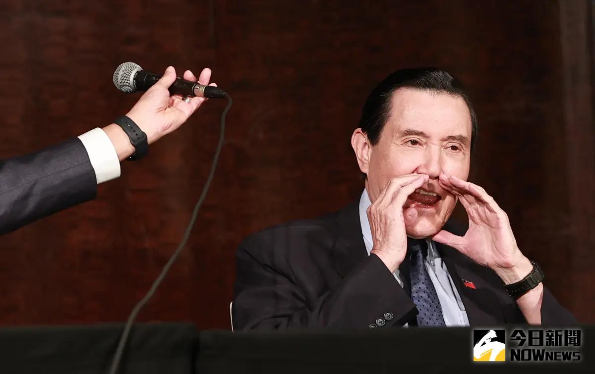 ▲73歲的前總統馬英九出訪中國，昨（9）在長城上唱起《長城謠》，數度哽咽。（圖／記者葉政勳攝 , 2023.11.23）