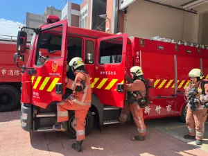 精準救災提升消防執勤安全　竹市購置單艙雙排先鋒消防車
