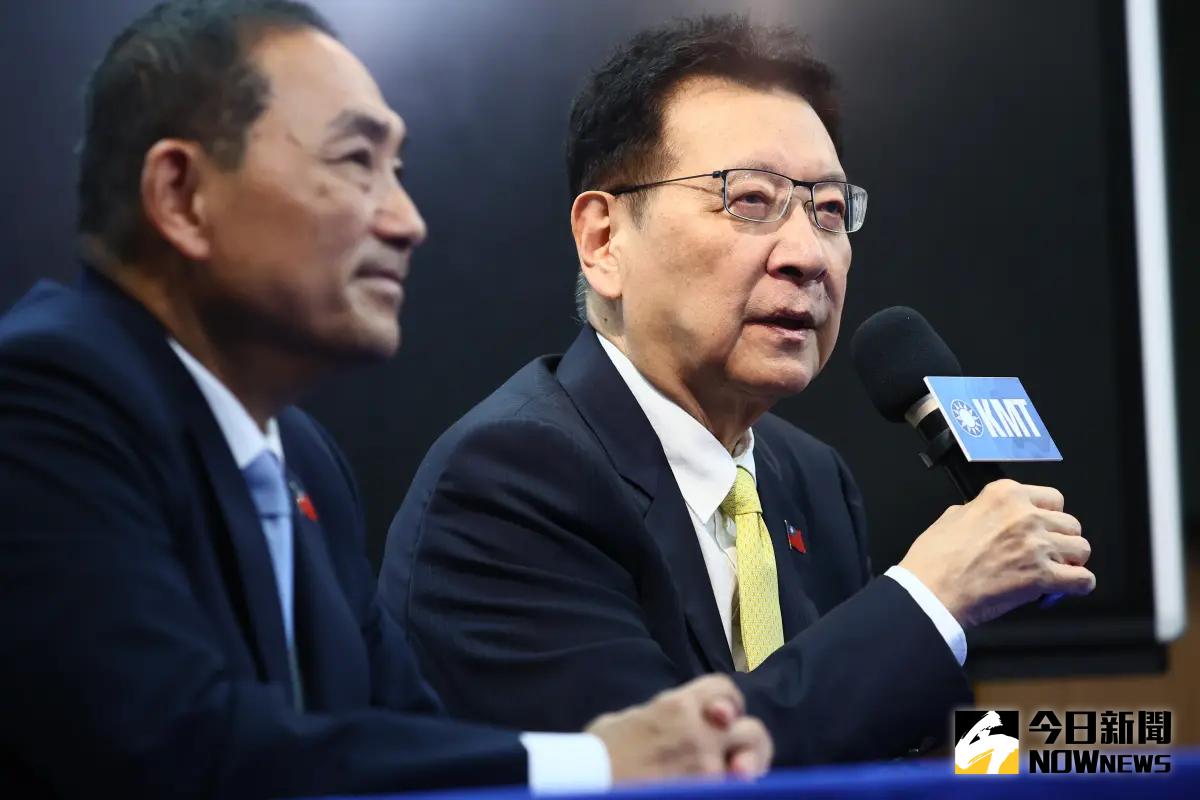 ▲趙少康臨危授命，擔任侯友宜副手。（圖／記者嚴俊強攝2023.11.24）