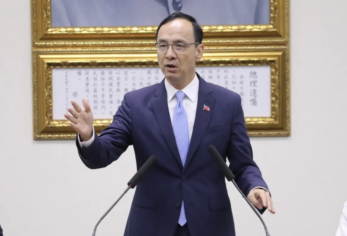 ▲朱立倫稱，備受屈辱喚不回真心。（圖／國民黨提供）