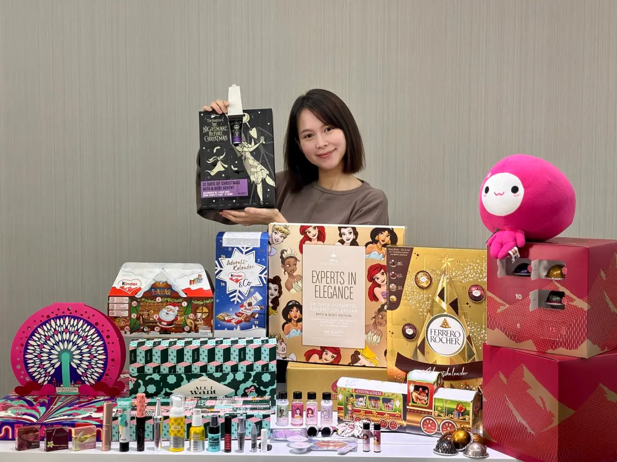 ▲momo分享「遊戲倒數月曆」近一週買氣衝5成，而萬年不敗的「美妝倒數月曆」及吃貨最愛的「美食倒數月曆」也同步熱賣。（圖／官方提供）