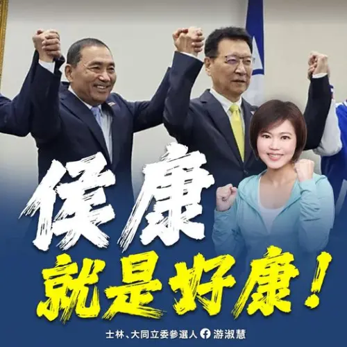 ▲游淑慧讚趙少康「是國家元首規格」。（圖／翻攝自游淑慧 台北市議員）