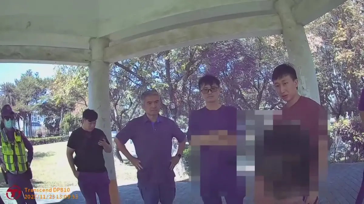 ▲楊姓「溜鳥俠」遭台中市第四警分局「獵鳥小組」捕獲，逮回「鴿舍」法辦。（圖/記者鄧力軍翻攝）