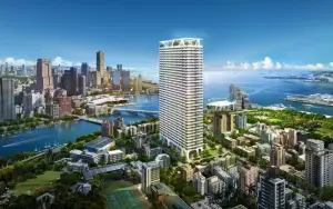 「港灣1號院」是坐擁「山、海、河、港、市」無敵景觀、且四面環景的建築。 ▲「港灣1號院」是坐擁「山、海、河、港、市」無敵景觀、且四面環景的建築。(圖/品牌提供)