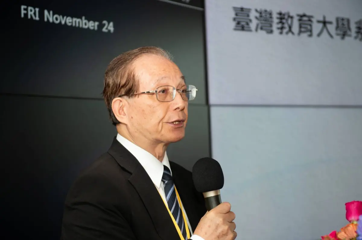 ▲前教育部長吳清基今（24）日說，總統大選將扭轉私大情勢，有助拉平公私立大學學費。（圖／華岡文教基金會提供）