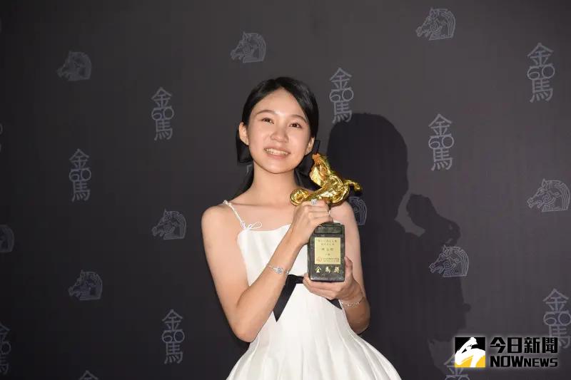 ▲林品彤以《小曉》拿下第60屆金馬獎「最佳女主角」，打破史上最年輕影后的紀錄。（圖／NOWnews攝影中心）