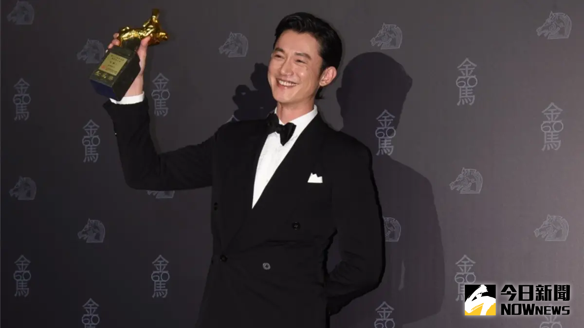 ▲41歲吳慷仁成為第3位「金馬、金鐘雙料影帝」，破影史奪2獎最年輕獲獎者紀錄。（圖／NOWnews攝影中心）