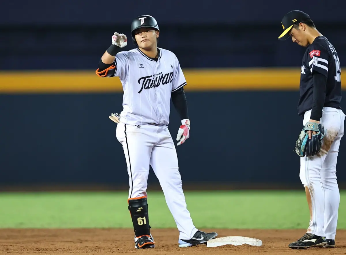 ▲2023冬季聯盟中職聯隊擊敗日職紅隊勝場開張。（圖／中職提供）