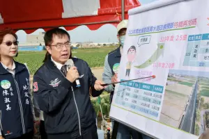 視察農水路改善工程！台南市長黃偉哲宣布：再加碼5億元經費
