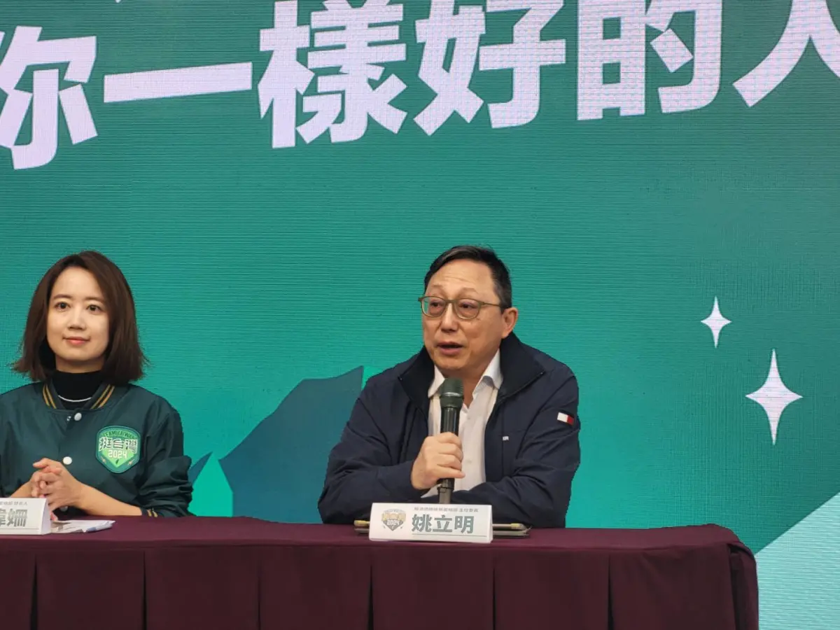 ▲姚立明批評，柯文哲為了政黨間的利害，選擇出口抹黑、非常不厚道。（圖／記者陳佩君攝，2023.11.27）