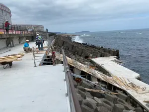 外木山海興游泳池整建進度慢　基市府：受氣候影響仍盼12月初完工
