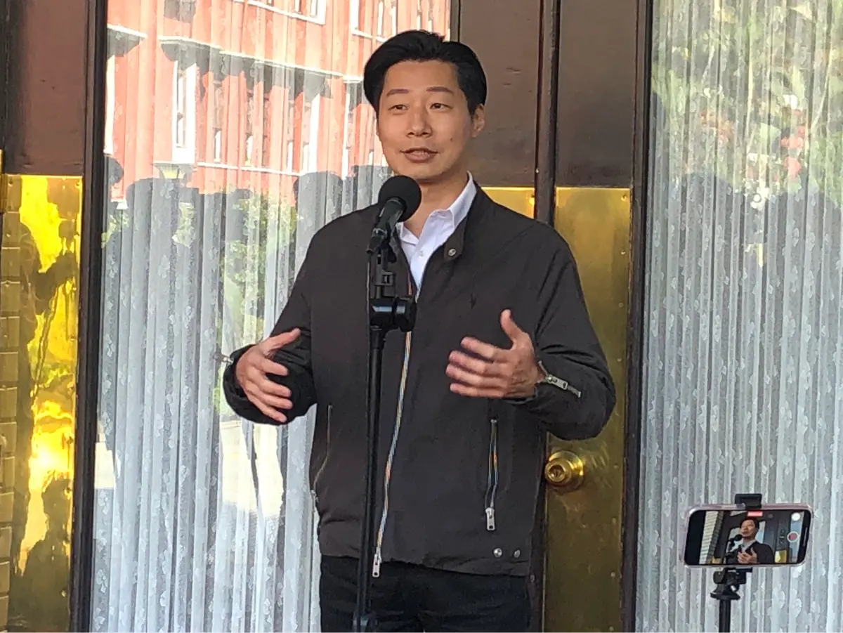 ▲前立委林昶佐2024年選戰放棄連任後，將重心放在家庭。（圖／記者嚴俊強攝）