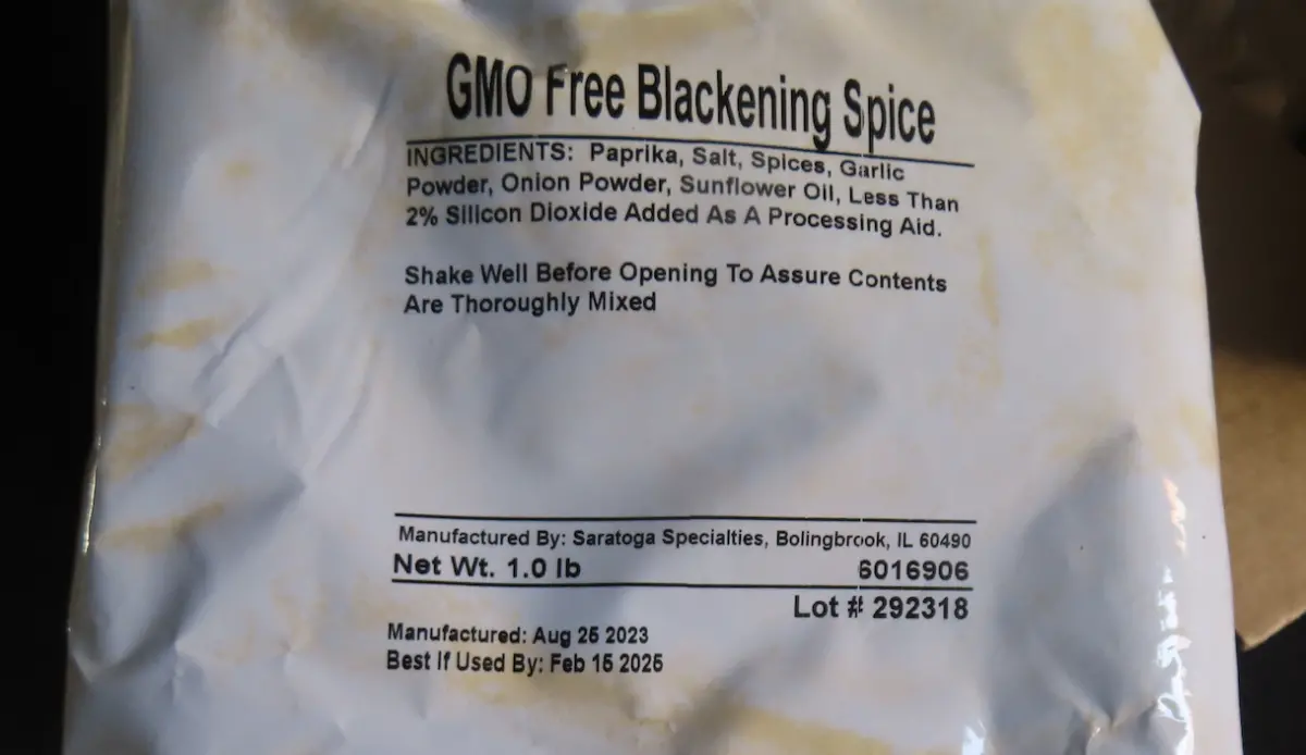 ▲知名餐飲業者TGI Fridays、星期五股份有限公司進口的「紐奧良辣味調味包」遭檢出環氧乙烷。（圖／食藥署提供）