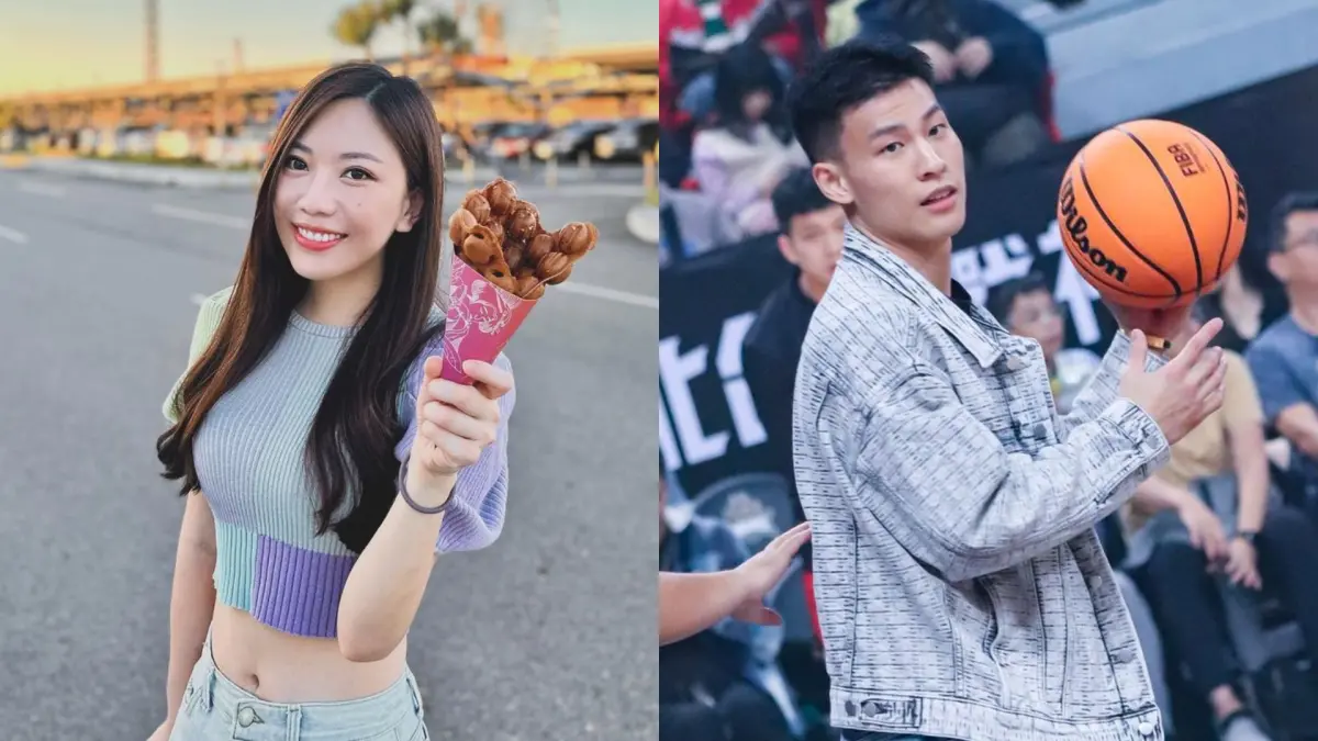 ▲蔡尚樺與交往11年的工程師男友分手，反而祕戀先前曾被拍到過的26歲球星林秉聖。對此，經紀人全都說了。（圖／蔡尚樺、林秉聖IG）