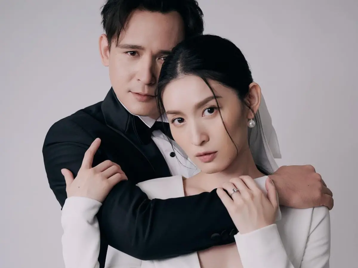 ▲管罄（右）愛犬離世太悲痛，重新思考人生，決定與倪安東結婚成為為彼此簽下「放棄急救同意書」的家人。（圖／翻攝自管罄Instagram）