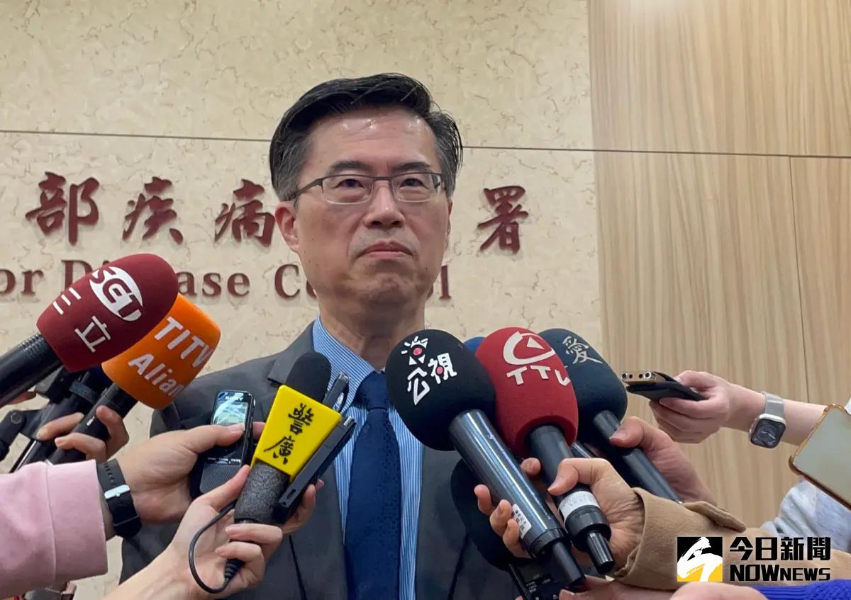 ▲北榮胸腔部重症加護室主任陽光耀表示，黴漿菌快篩需要抽血進行，不可能作為民眾想像中的家用快篩。（圖／記者林志怡攝，2023.11.28）