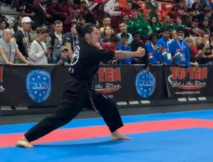 ▲奇軒參加WAKO極限武術世界錦標賽,如願在「音樂拳」項目奪牌,成為世界第三名。(圖/IG@73_tricking) ▲奇軒參加WAKO極限武術世界錦標賽,如願在「音樂拳」項目奪牌,成為世界第三名。(圖/IG@73_tricking)