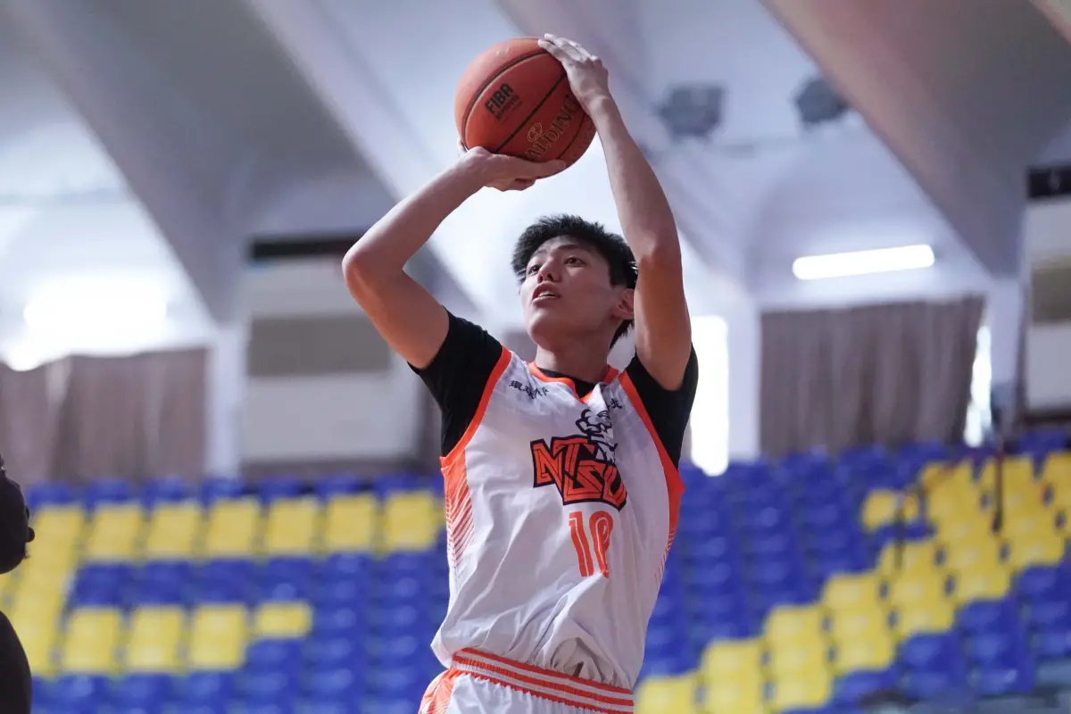 ▲國體胡晉豪12分7籃板，率隊破百大勝。（圖／大專體總提供）