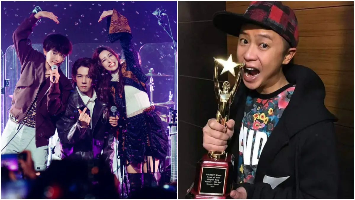 ▲2組「南拳媽媽」都在大陸舉行巡演，有歌迷因此被搞混買錯票，彈頭（右圖）緊急透過經紀公司回應。（圖／翻攝梁心頤微博、彈頭微博）