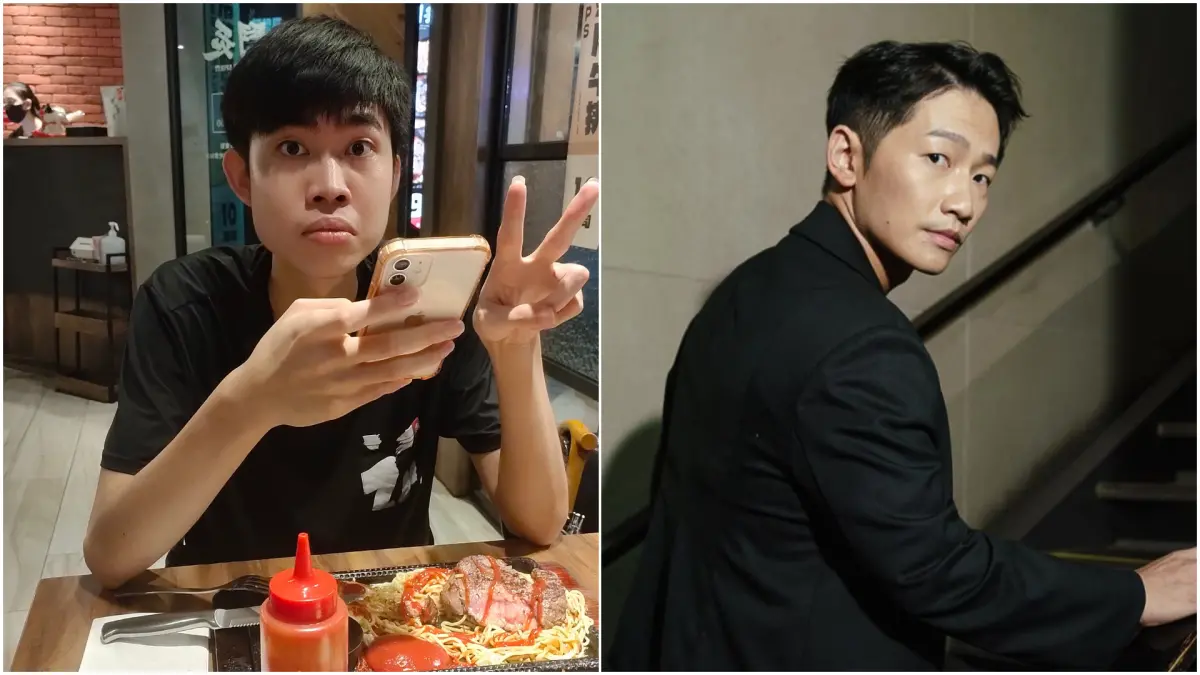 ▲蔡昌憲（右圖）是《超級紅人榜》的主持人，他悲痛談柯辰勳過世。（圖／翻攝柯辰勳臉書、蔡昌憲臉書）