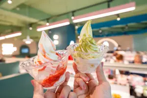 ▲爭鮮PLUS善導寺店在12月4日至12月10日期間,抹茶霜淇淋買1送1。(圖/業者提供) ▲爭鮮PLUS善導寺店在12月4日至12月10日期間,抹茶霜淇淋買1送1。(圖/業者提供)