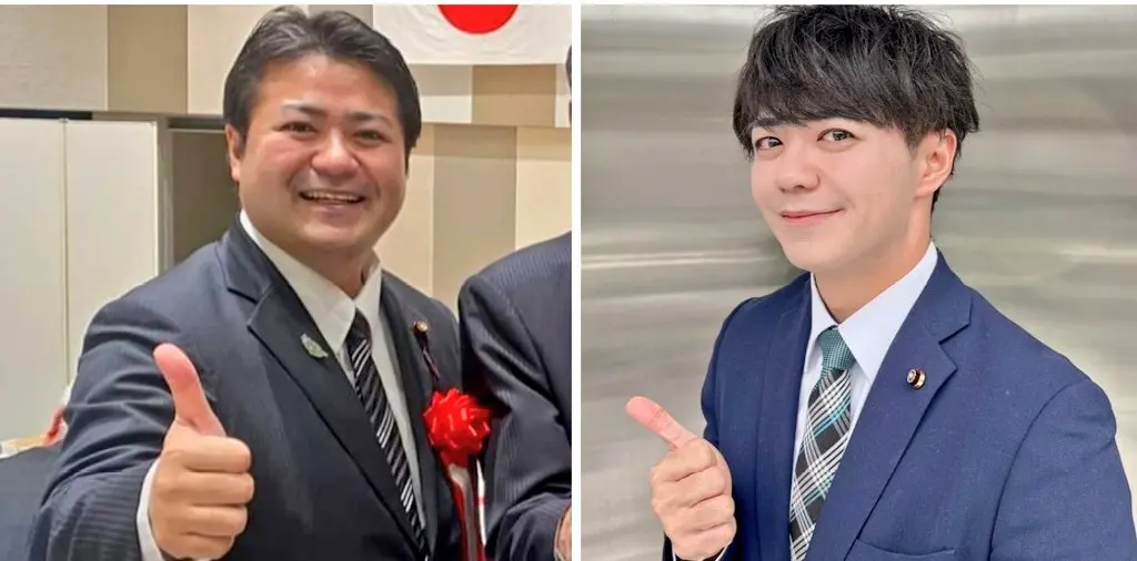 ▲現年35歲的日本神戶市議員上畠寛弘，過去曾重達115公斤，在兩年來積極鏟肉，瘦了將近40公斤，外觀也宛如變成不同人。（圖／翻攝自X平台@NorihiroUehata）