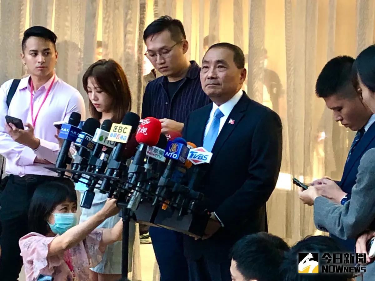 ▲對於柯文哲自爆兩億掮客，侯友宜冷回。（圖／記者嚴俊強攝，2023.11.29）