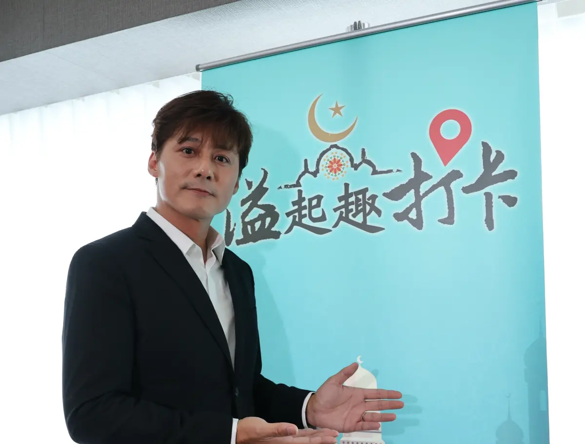 ▲廖科溢今出席餐敘，婚戒不離身的他，開心分享為人父喜悅。並透露和老婆不打算辦婚宴，也沒二胎計畫。（圖／緯來提供）