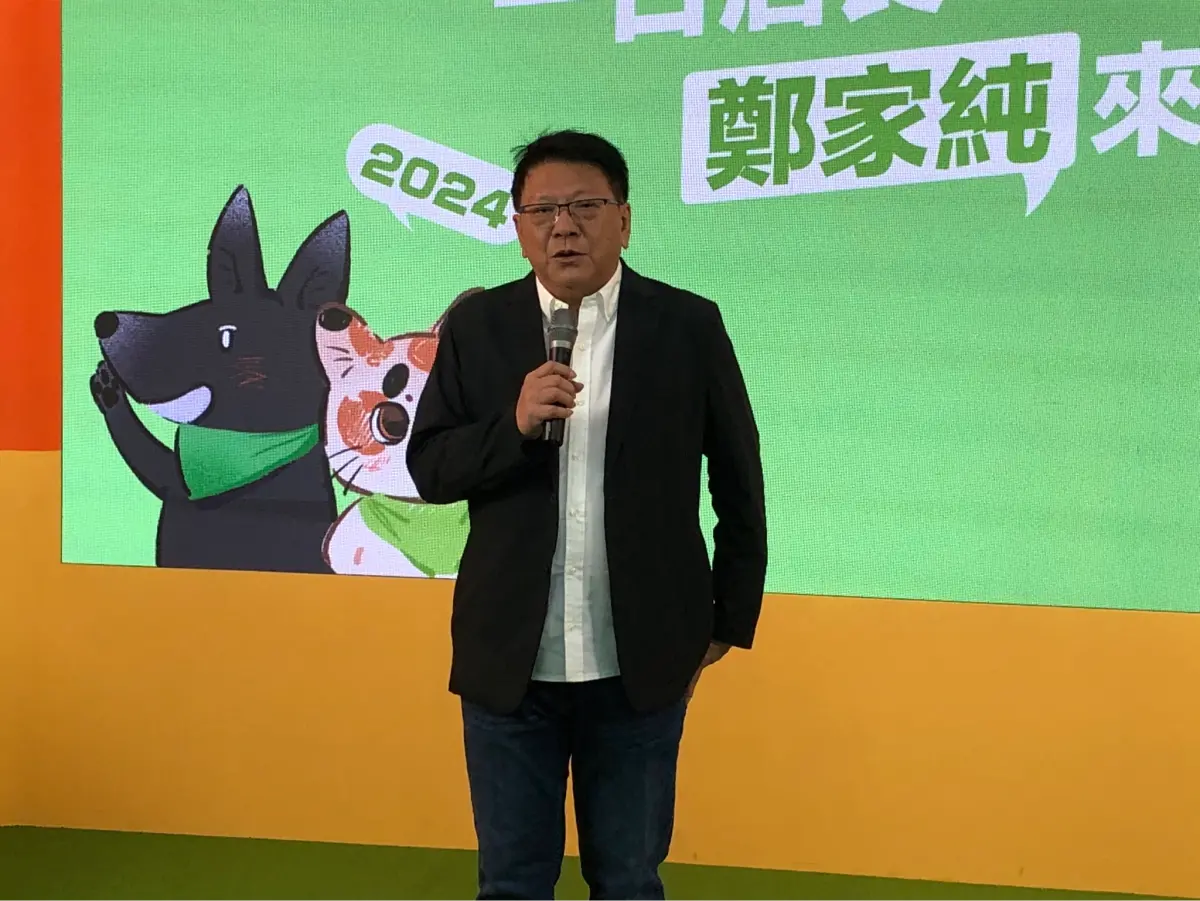 ▲潘孟安上午與媒體茶敘。（圖／記者嚴俊強攝，2023.11.30）