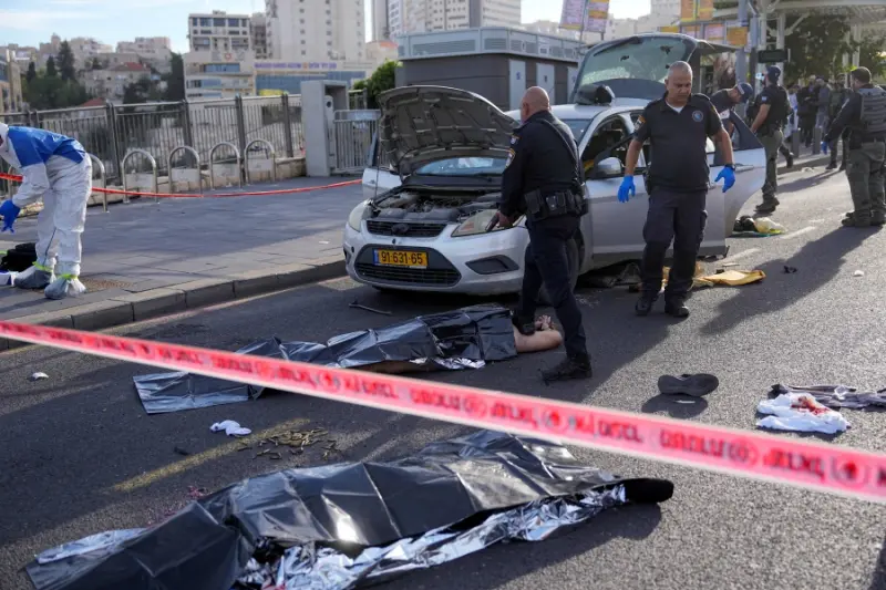 <p>▲耶路撒冷30日發生槍擊案,至少6人在槍擊事件中受傷,其中3人傷勢嚴重。(圖/美聯社/達志影像)</p>