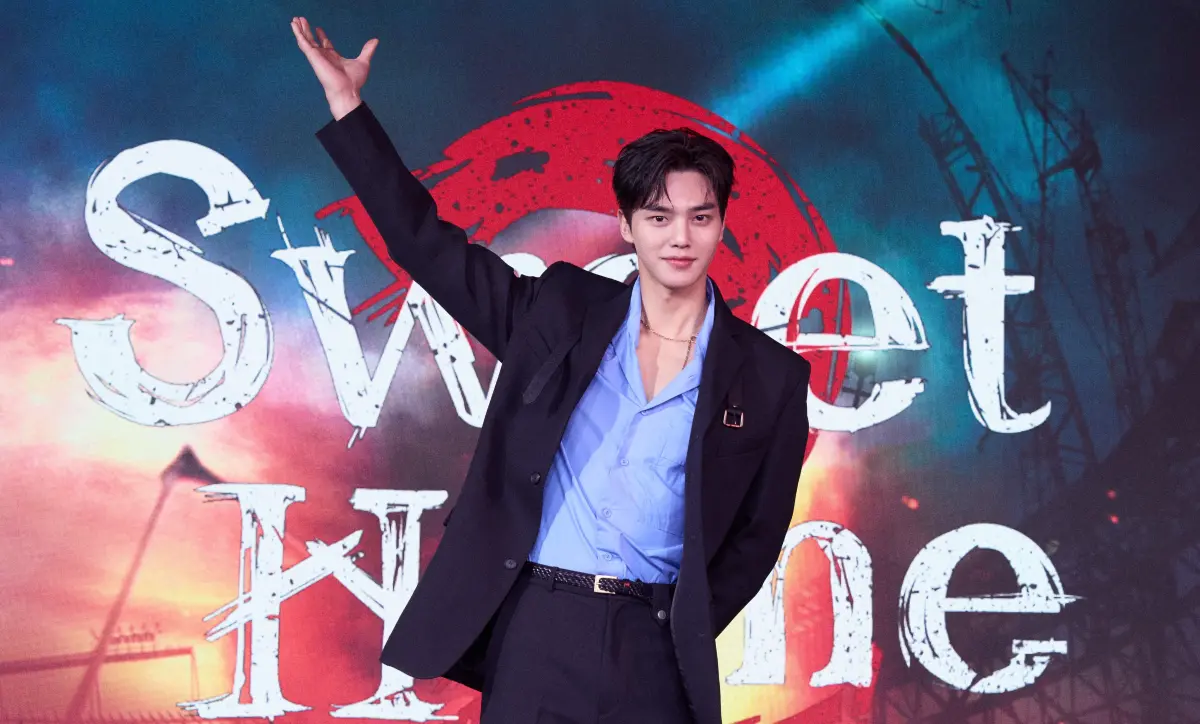 ▲宋江在《Sweet Home》第2季壯成筋肉人，虧李陣郁不要再健身。（圖／Netflix提供）