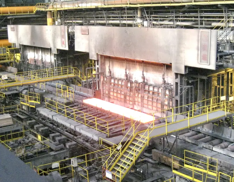 ▲中鋼第一熱軋工場導入智能溫控系統，以因應鋼品低排碳需求。(圖／中鋼公司提供)