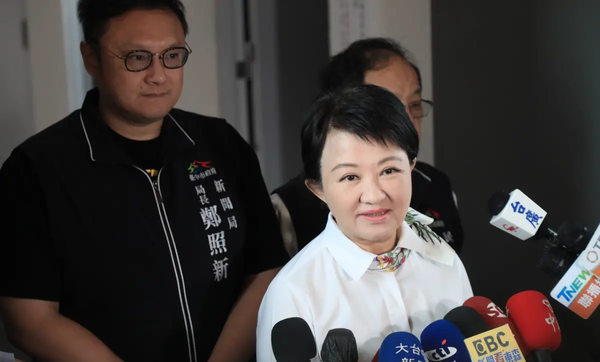 ▲台中市長盧秀燕發表感言時，首度說「謝謝所有民意代表」，在選舉期間格外引人注目。（圖／台中市政府提供，2023.12.01）