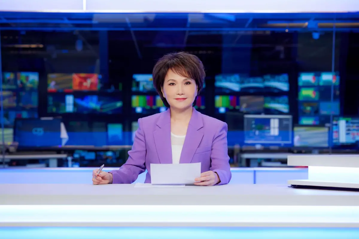 ▲沈春華暌違7年再度坐回主播台，讓粉絲興奮不已。（圖／翻攝沈春華臉書）