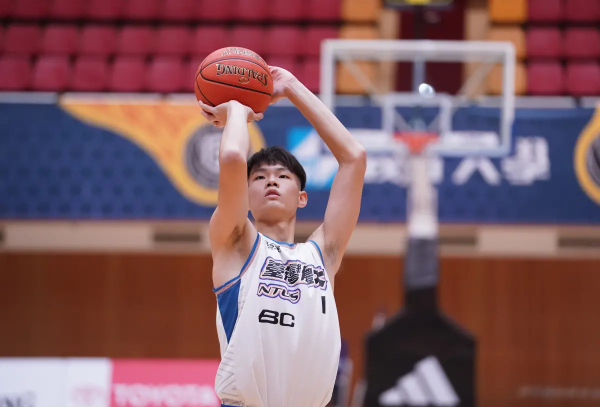 ▲臺體郭俊言攻下11分，率隊驚滔駭浪中獲勝。（圖／大專體總提供）