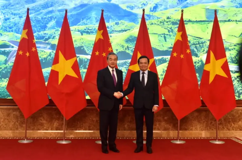 ▲中國外交部長王毅1日抵達越南訪問。（圖／翻攝自中國外交部官網）