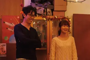 ▲馬念先（左）與朱芷瑩在《聖誕夜奇蹟》飾演離異夫妻。（圖／公視台語台）