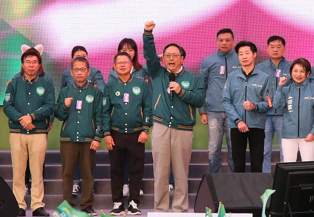 ▲賴清德競總主委姚立明表示，選戰剩下40天，賴清德贏定了（圖／記者吳翊緁攝，2023.12.03）