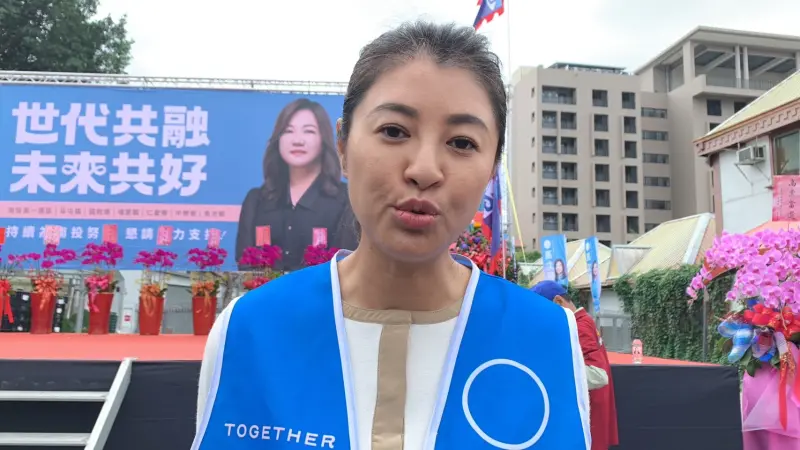 ▲許淑華評估區域立委選舉南投可望全藍，藍綠在不分區至少各拿13席。（圖／記者顏幸如攝，2023.12.03）