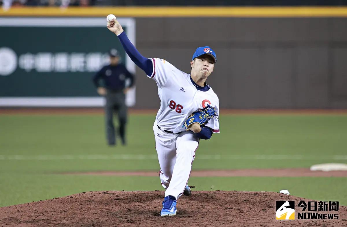 ▲亞錦賽中華隊投手孫易磊狂飆157公里。（圖／記者葉政勳攝）