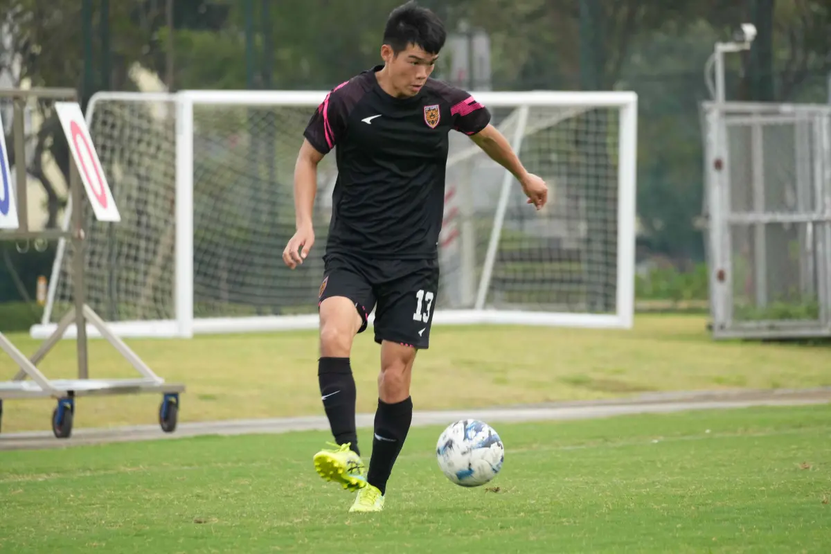 ▲廖茂霖今天先發擔任 AC Taipei 右後衛。（圖／ AC Taipei 提供）