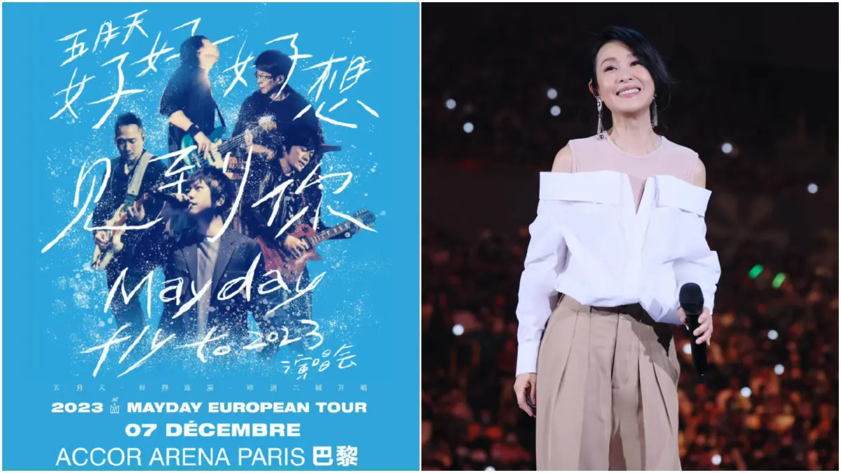 ▲劉若英（右圖）特別發文向五月天點歌，以行動力挺五月天。（圖／翻攝相信音樂微博、相信音樂提供）