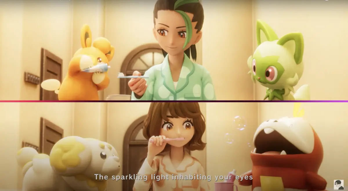 ▲日本夯團YOASOBI合作寶可夢新曲〈Biri-Biri〉MV上架，不到1小時狂刷7.7萬次。（圖／翻攝自Ayase / YOASOBI YouTube）